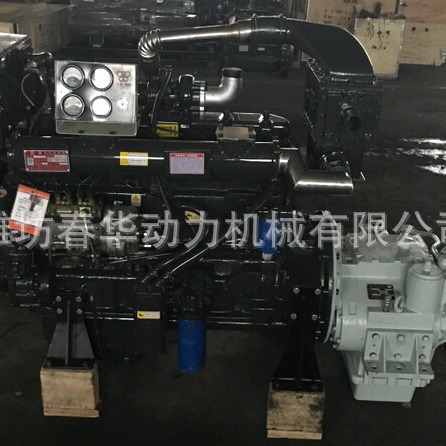 130KW船用柴油机 潍柴里卡多R6105AZLC发动机 配前进120C齿轮箱