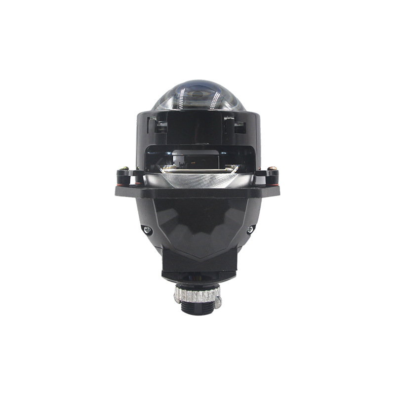 Nuevo 3,0 pulgadas ZrO negro Guerrero sin pérdida universal doble lámpara taza LED doble luz lente Super brillante coche láser faro