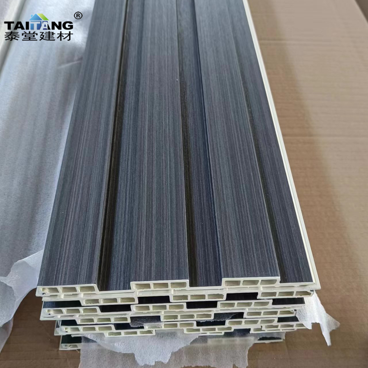 Exportar al mercado sudamericano de fibra de madera de bambú a cuadros Gran Muralla Tablero Wpc Tablero 160x24x2900mm 2kg Puyin