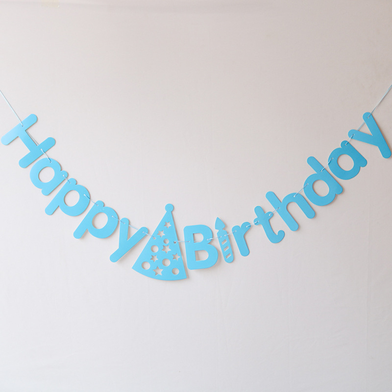 ins ワンピースハッピーバースデーハッピーバースデーフラグベビー 1 歳パーティー誕生日装飾バナー|undefined