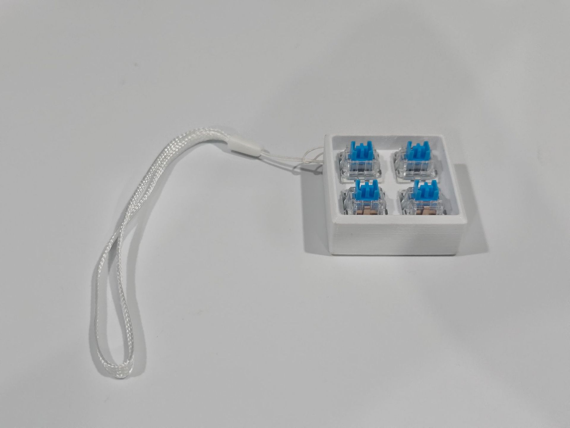 3D打印下沉式底座1键2键4键3键机械减压按键玩具解压钥匙扣试轴器
