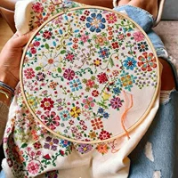 Ежедневный набор для вышивания крестиком "A Flower a Day", набор для вышивания крестиком по цветку дня