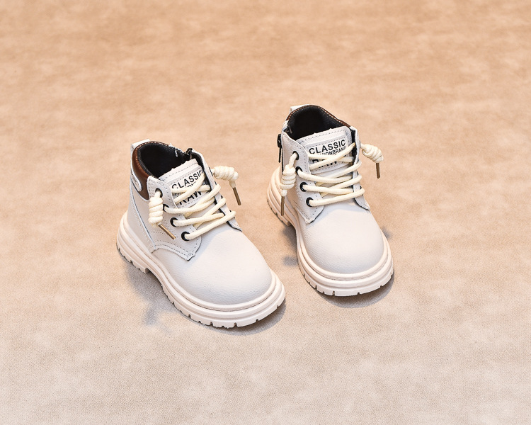 Kindermartinstiefel Aus Leder Für Jungen Und Mädchen Herbst_voghion.com