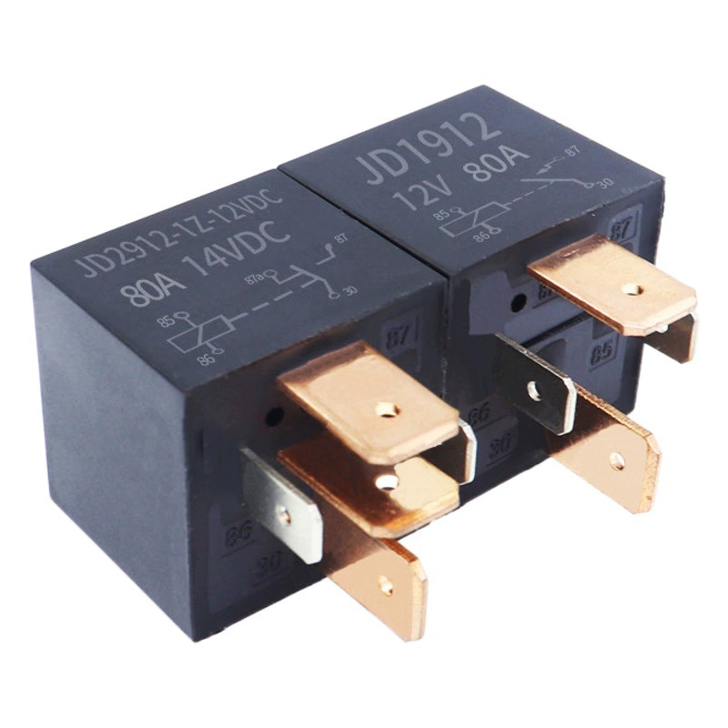 12V/24V 80A Автомобильные реле Четыре фута пять футов с розеткой с световой спиной высокой мощности Автомобильные реле