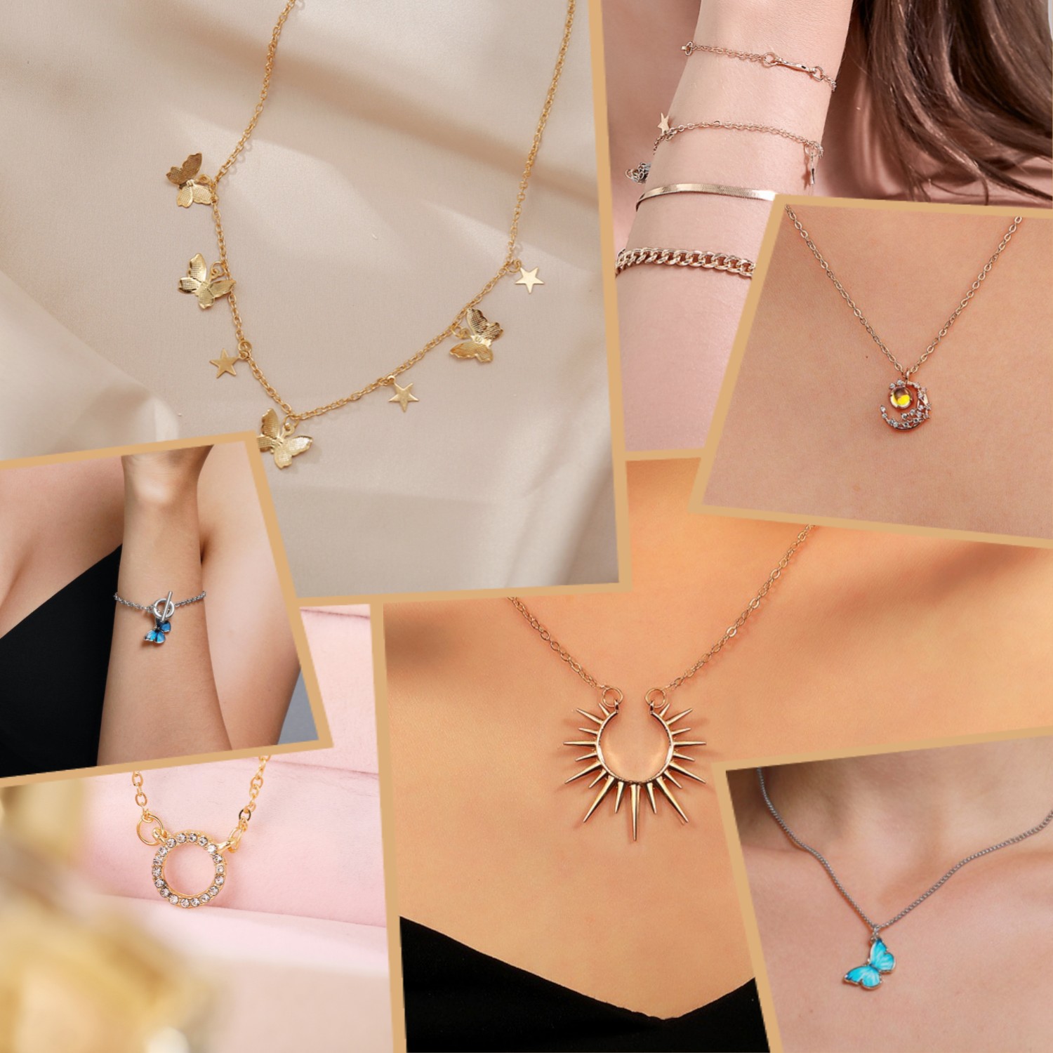 Weihnachten schmuck geschenk countdown-kalender advent halskette blind box ohrringe ohrringe armband geschenk box blind box_voghion.com