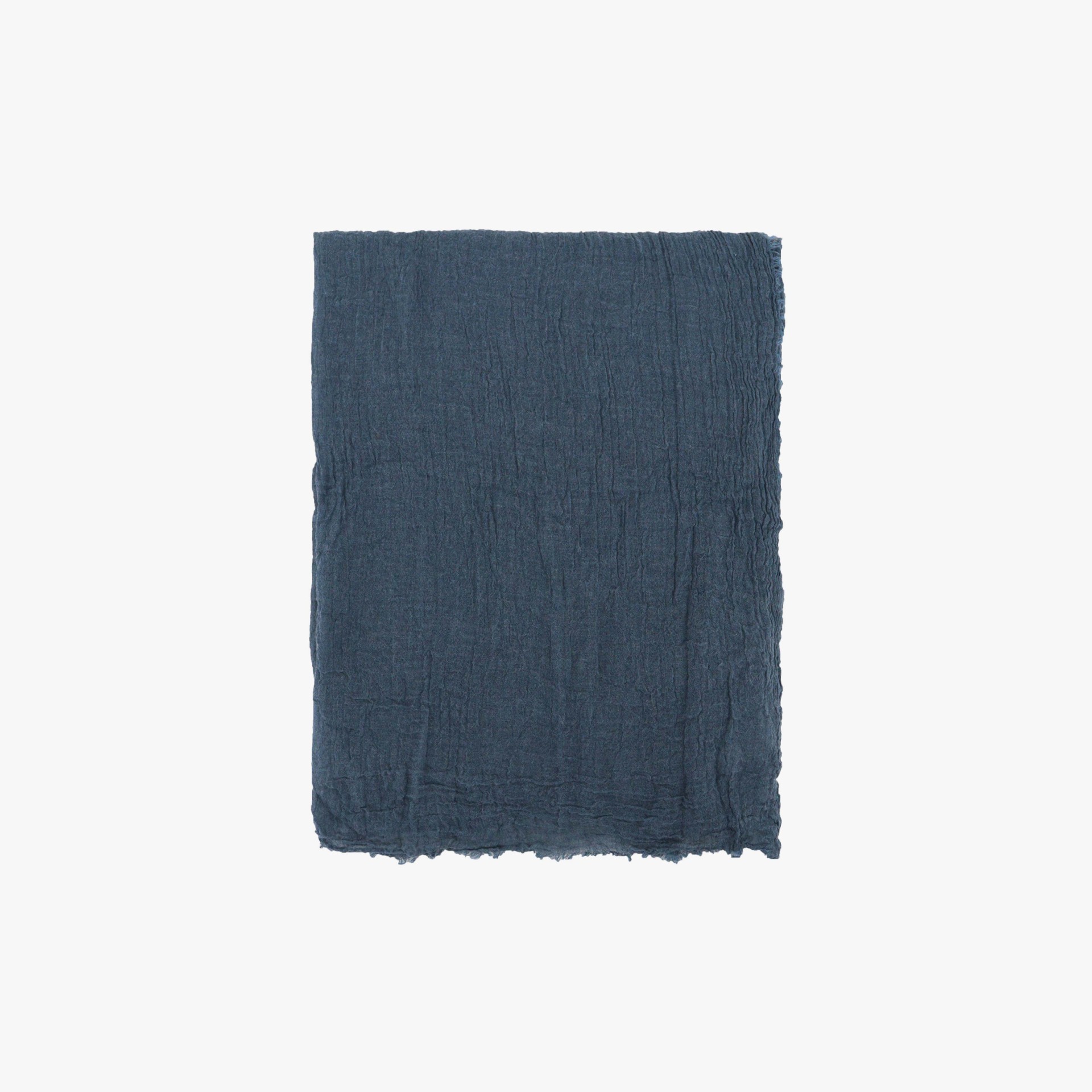 Buñuelo de lana simple de algodón y lino de mujer primavera y otoño de color sólido pliegue elegante buñuelo de niñas de alto nivel explosivo chal