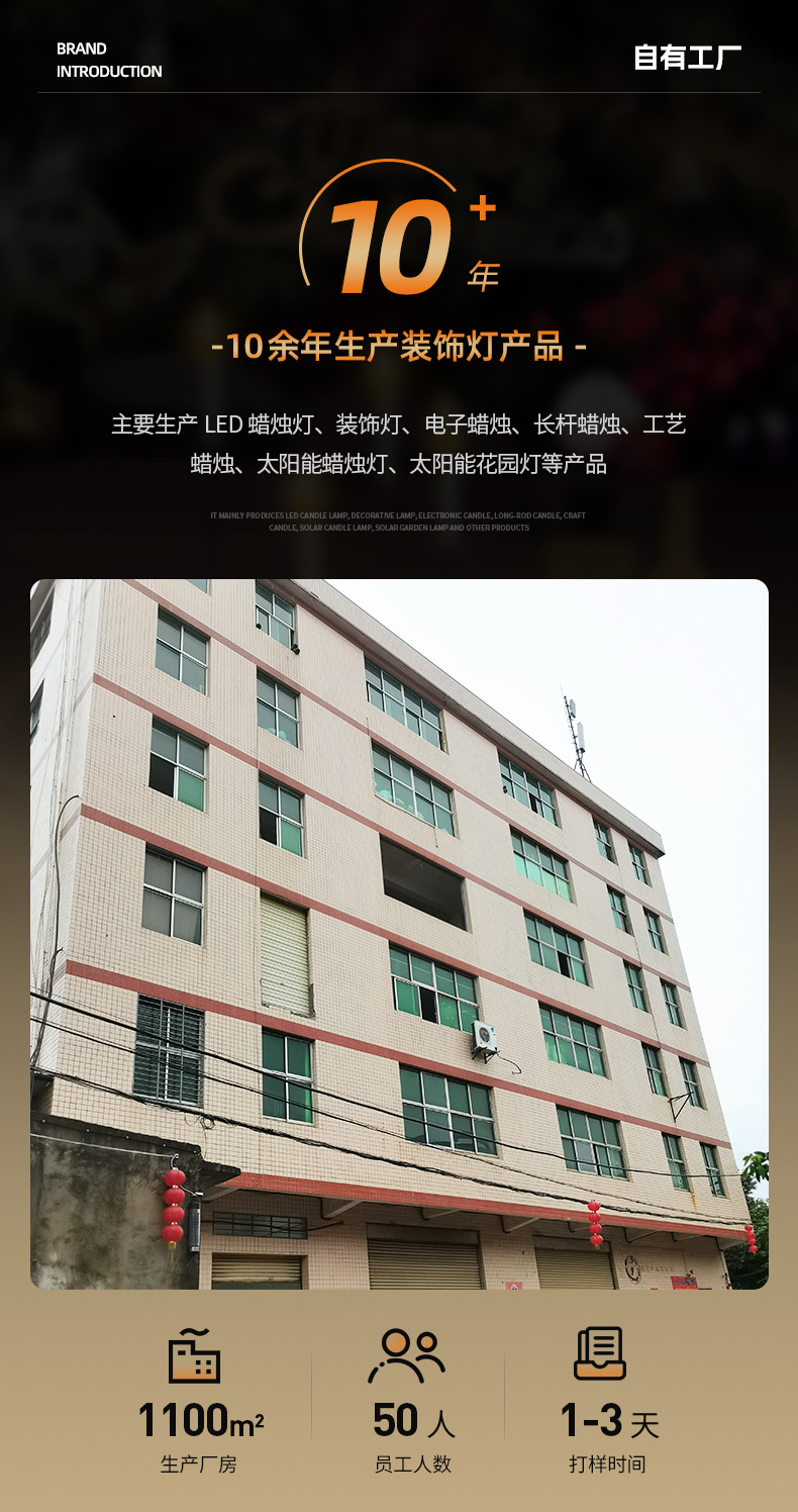 led蜡烛太阳能灯