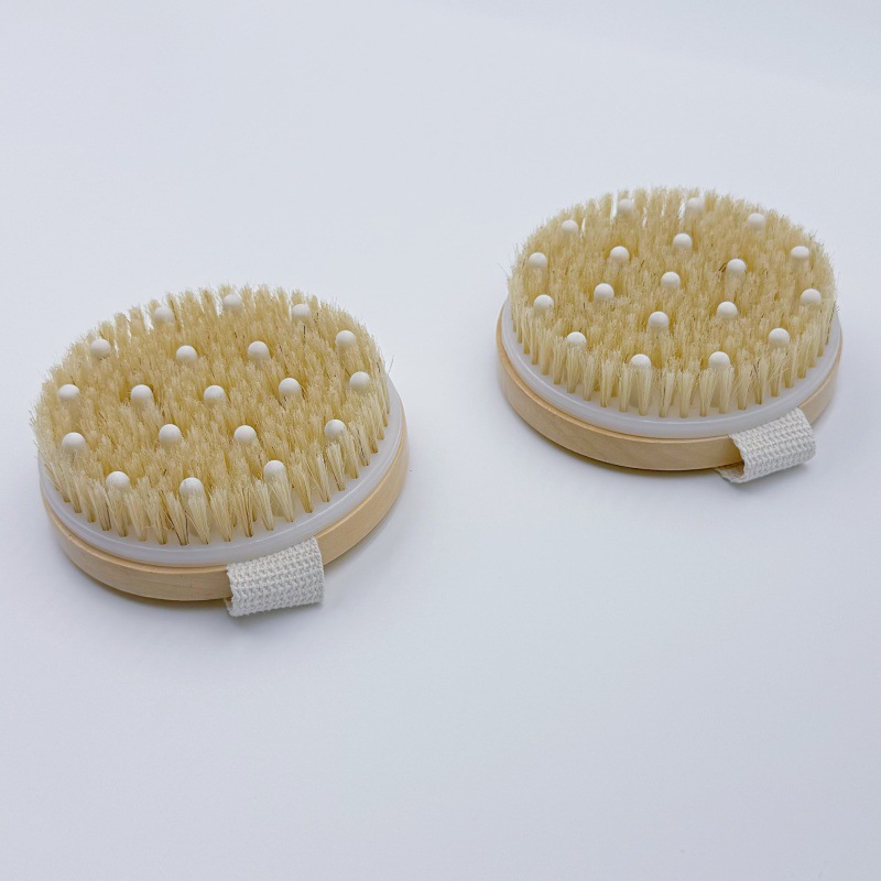 Cepillo de baño explosivo transfronterizo Cepillo de masaje Cepillo de baño Cepillo de baño de mango redondo Nuevo artefacto de baño Cepillo de espalda de frotamiento Necesidades diarias