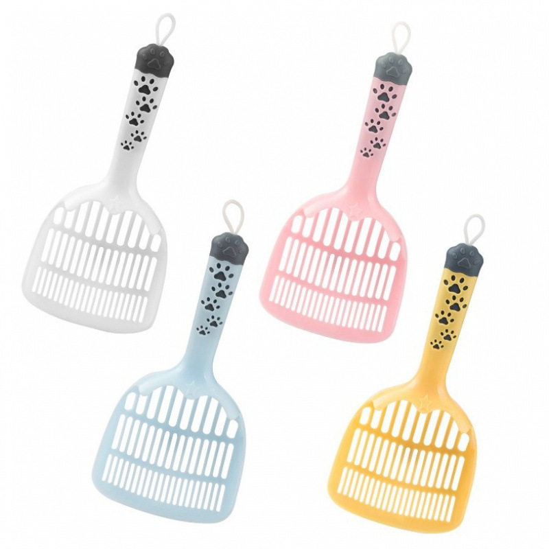 メーカー卸売り猫砂シャベルの大きいサイズの厚い穴豆腐砂猫砂シャベルの神器猫はペット用品をシャベルします。|undefined