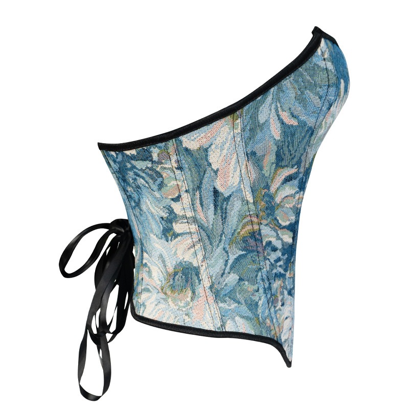 Nuevo paquete de Jacquard transfronterizo de alta calidad imprimido exterior chaqueta de cintura de plástico se puede usar elástico exterior image 6