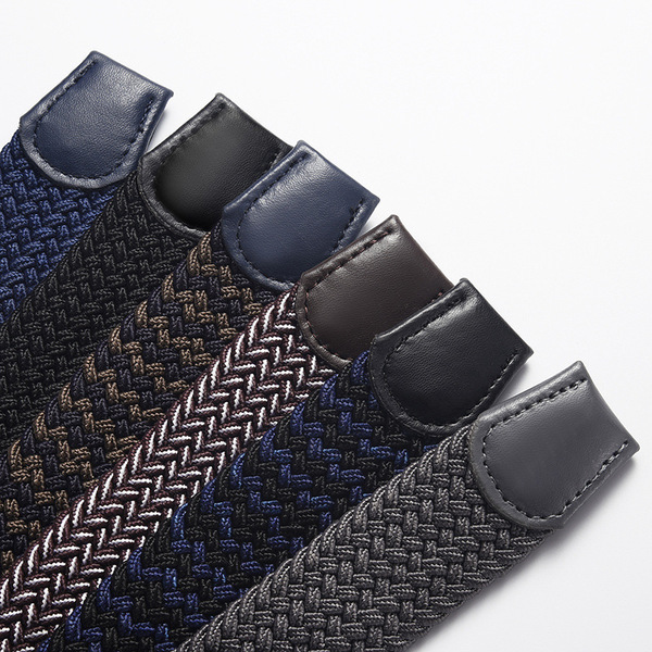Woven elastic casual women's cloth trend belt