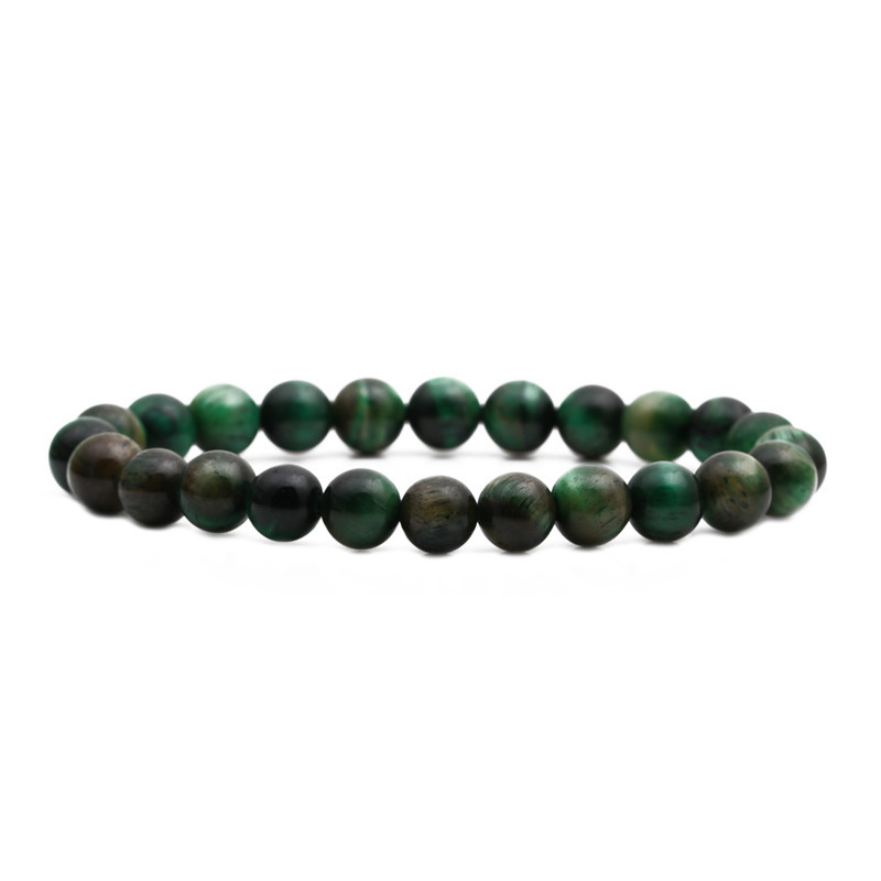 green beaded bracelet