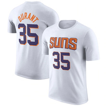 （支持定制）NBAT恤太阳队杜兰特布克保罗篮球服短袖运动速干T恤
