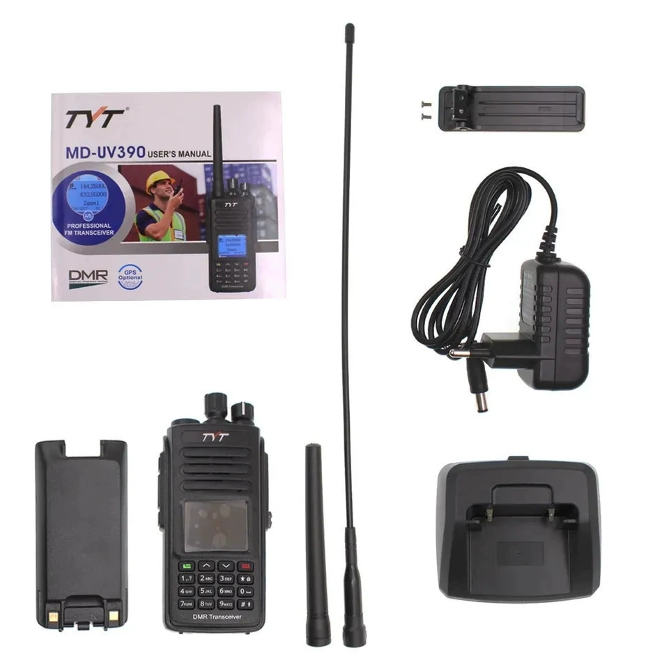 TYT MD-UV390 водонепроницаемая DMR цифровая радиосвязь IP67, для гражданского использования, для дальнобойной связи, настольный интерком