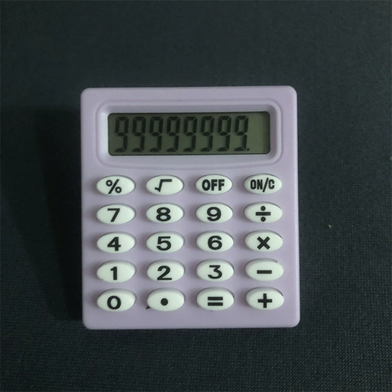 Карманный мини-калькулятор «Small Quartet Pocket Cartoon Mini Calculator Pocket Treasure Block Battery Calculator Candy Portable Computer»