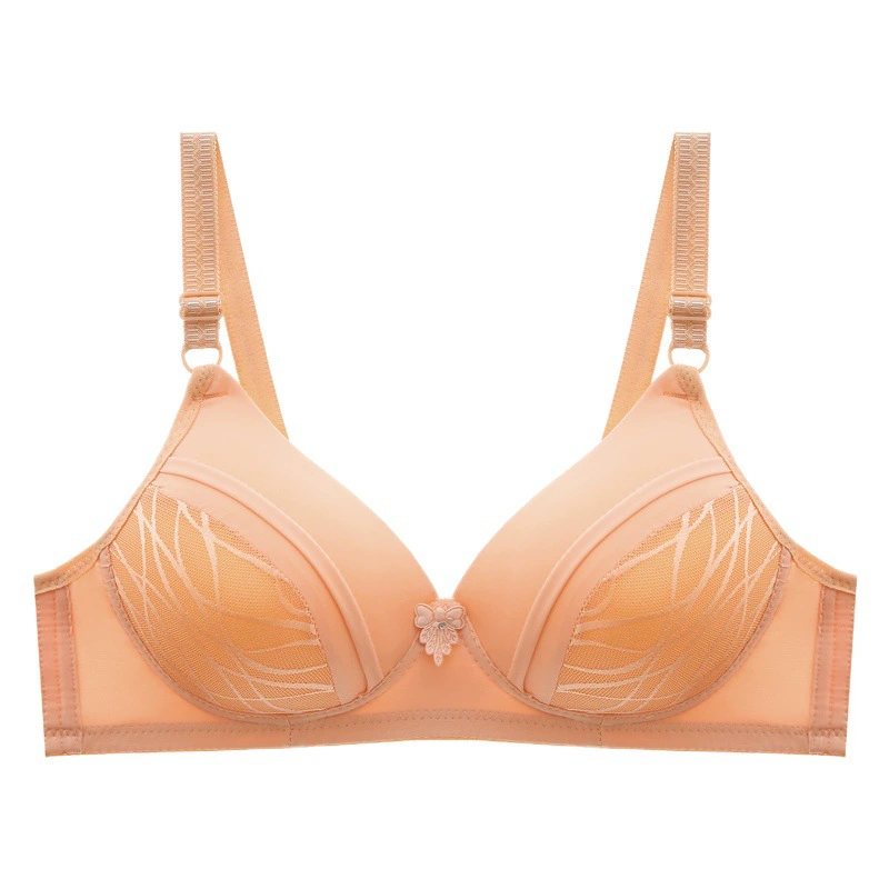 Оптовая Продажа с фабрики среднего и пожилого возраста, тонкий бюстгальтер больших размеров без стального кольца, традиционное трехбортное нижнее белье, Женская трансграничная Внешняя торговля
