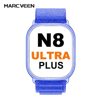 华强北S8新款抖音智能手表n8ultra plus蓝牙手环无线充不锈钢|ru