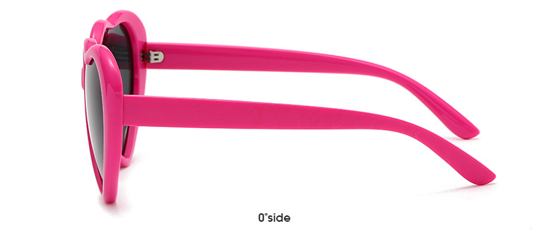 50g Weight Full Frame Glasses Structure Sunglasses Classification Ac, UV400 Protection Lens Material Special-Shaped Mirror Glasses Style Casual, Travel Occasion Heart Shape Pattern Children Unisex Gender Cute, Sweet Style Grey, White Color Cute Sweet Heart Shape Ac UV400 Protection Special-Shaped Mirror Full Frame Kids Sunglasses 17