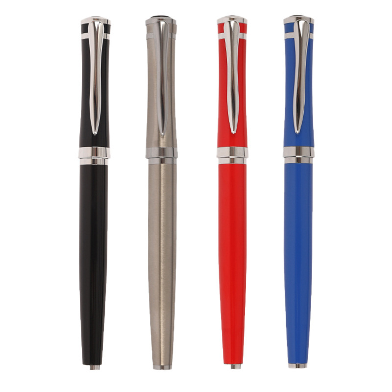 Cross-border best-selling black gold clip business metal ballpoint pen, office pen, gift stationery, neutral pen, promotional pen