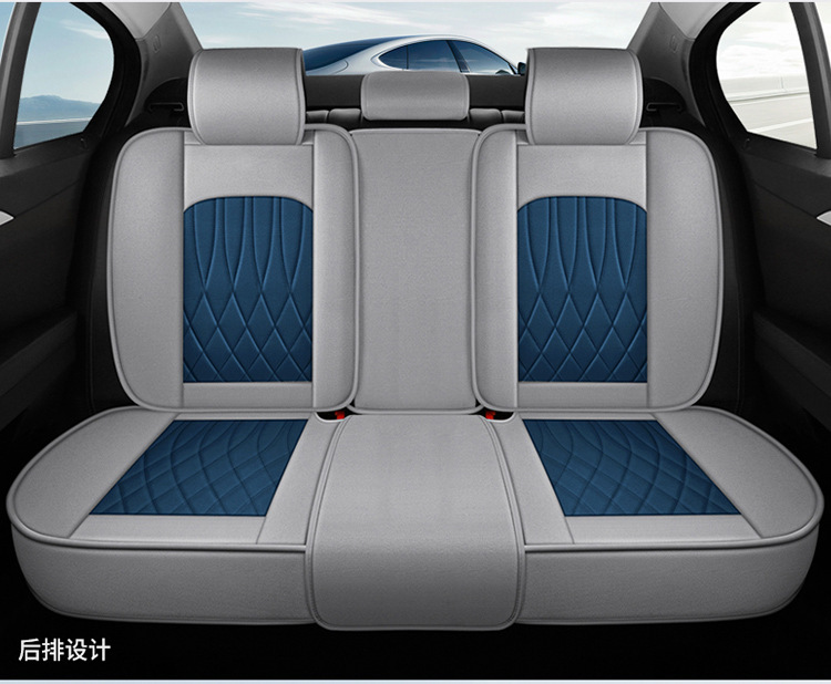Cross-Border Linen Breathable Car Seat Cover Cushion Universal Four-Season Full-Cover Seat Cover Cushion Comfortable Rear Seat