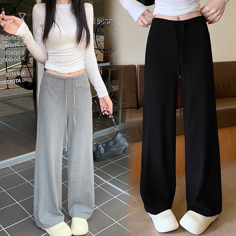 New style maternity pants without belly support, spring and autumn wear, narrow drawstring wide-leg pants, long pants for spring and autumn New style maternity pants without belly support, spring and autumn wear, narrow drawstring wide-leg pants, long pants for spring and autumn