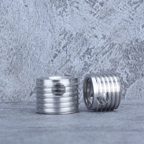 307/308 type stainless steel self-tapping screw sleeve thread protection sleeve three-hole carbon steel tooth sleeve repair screw stripped 