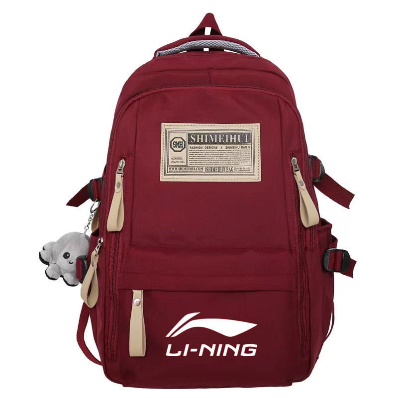 Li Ning バックパック メンズバッグ 中学生 高校生 大学生 スクールバッグ レディース 大容量 カジュアル トラベル コンピューターバックパック|undefined