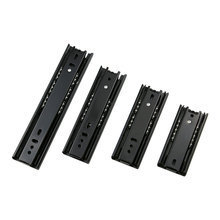 工厂批发304不锈钢导轨4510阻尼反弹滑轨出口欧洲滚珠钢珠导轨五