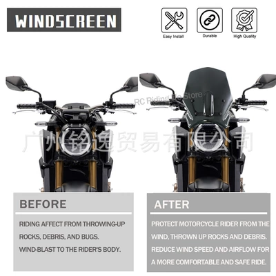 Windshield Wind Deflector, Motorcycle front windshield