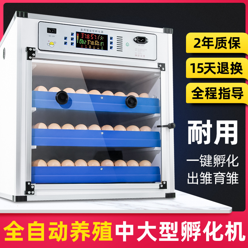 Incubadora automática del hogar inteligente incubadora de pollo pequeña mediana rutina incubadora de pollo incubadora de huevos