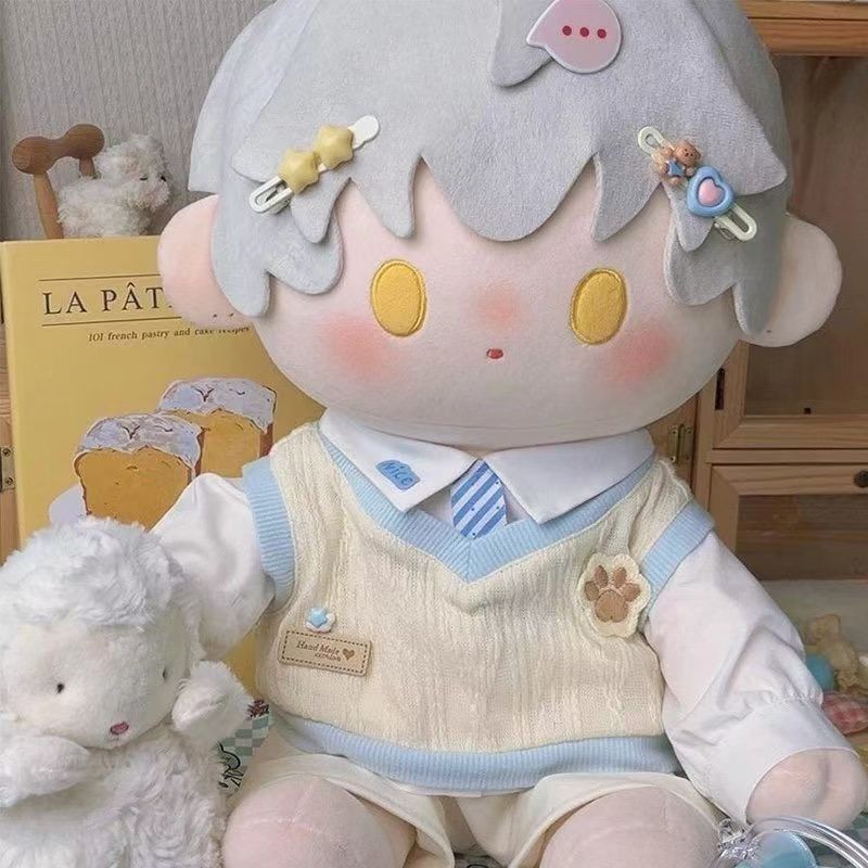 40厘米娃衣40厘米棉花娃娃衣服可爱校园风坐姿娃衣无属性一番赏娃|undefined