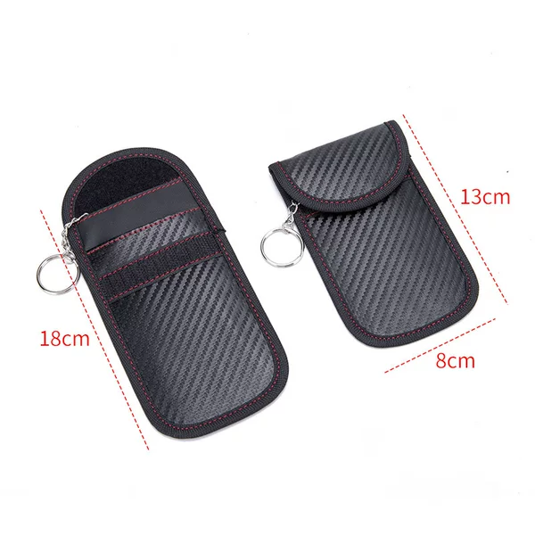 Car key signal shielding bag anti-theft key bag RFID electromagnetic shielding key bag anti-Credit card degaussing