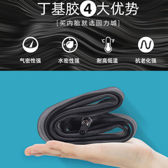 Relex City Electric Bike Inner Tube 12 14 16 18x2.125 2.5 Straight Lip Curved Lip Butyl Motorcycle Tire