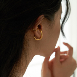 Simple Chic Solid Color Normcore Earrings