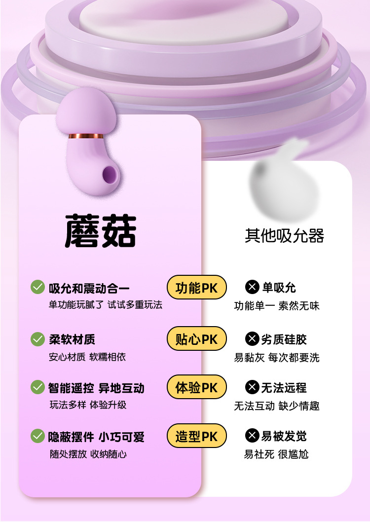Wearable Vibrating Egg with App Control, Silicone and ABS, Quiet Suction Vibration — detail image 25