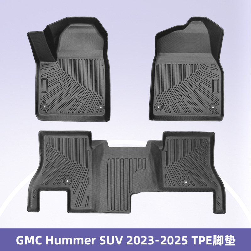 Para GMc Hummer SUV 2023 - 2025 3D todo el tiempo material TPE almohadilla de pie almohadilla del maletero