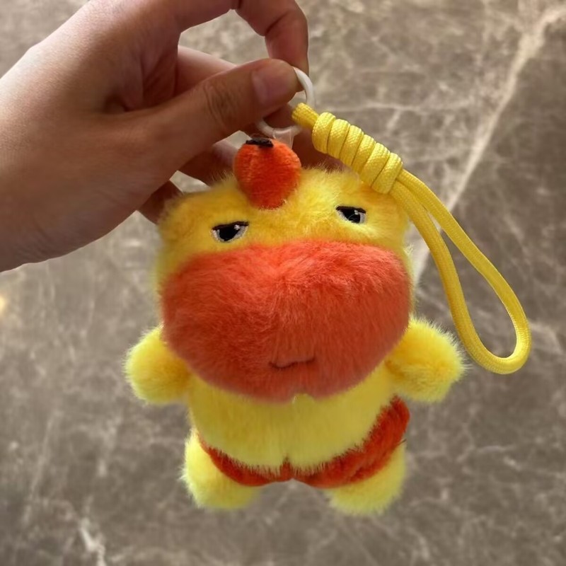 カピバラ Dudu 人形バッグペンダントキーホルダーインターネット有名人かわいい絵文字ぬいぐるみ面白い漫画人形|undefined