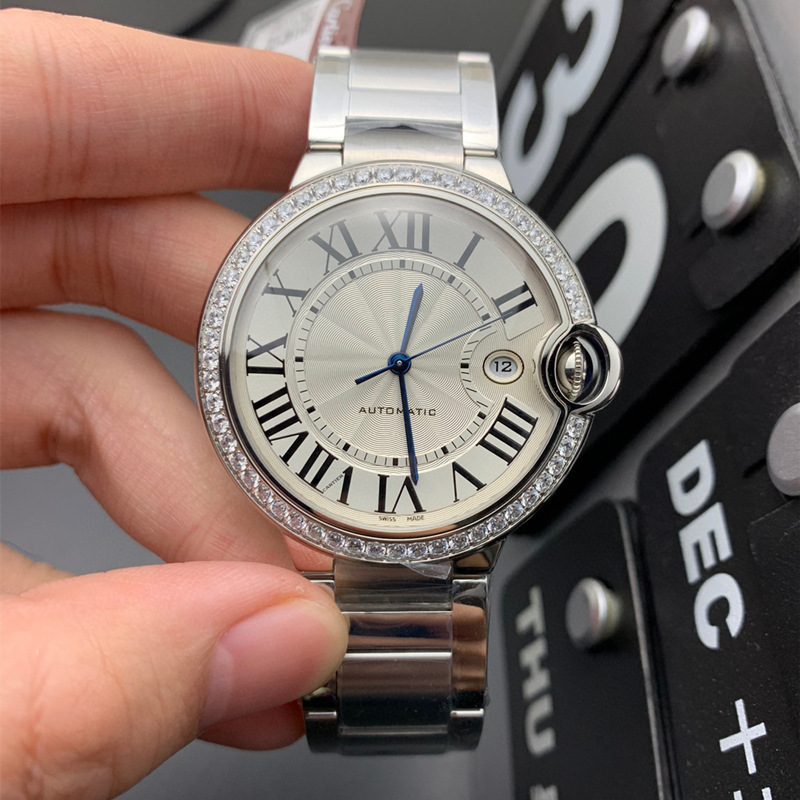 Factory Direct Af V6 Blue Balloon 33mm Fully-Automatic Mechanical Watch Fish Eye Waterproof Fashion Trendy of Women's Watch