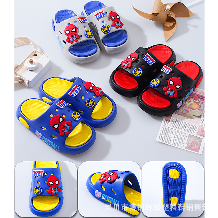 2025 New Summer Children's Slippers Children's Indoor Non-Slip Boys and Girls Slippers Student Home Shoes Wholesale