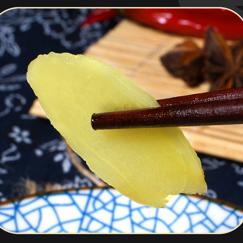 Pingwang ginger sprouts 1kg, fresh and crisp, bottled baby ginger, young ginger sprouts, ginger slices, rice accompaniment sauce, pickled vegetables, pickles