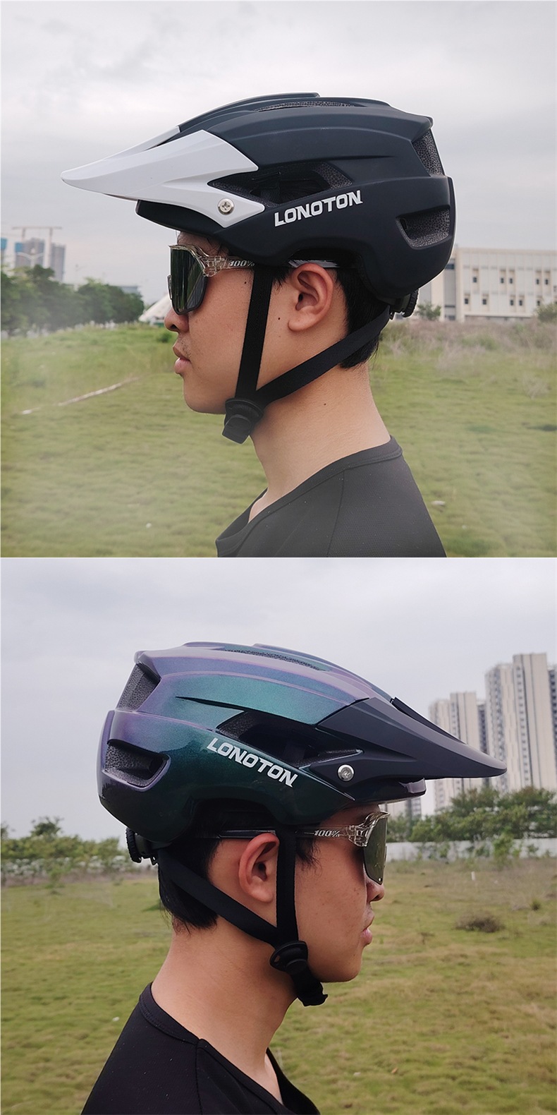 Mountain Bike Riding Helmet Downhill Off-Road Half Helmet One-Piece Youth Student Universal Safety Helmet for Men