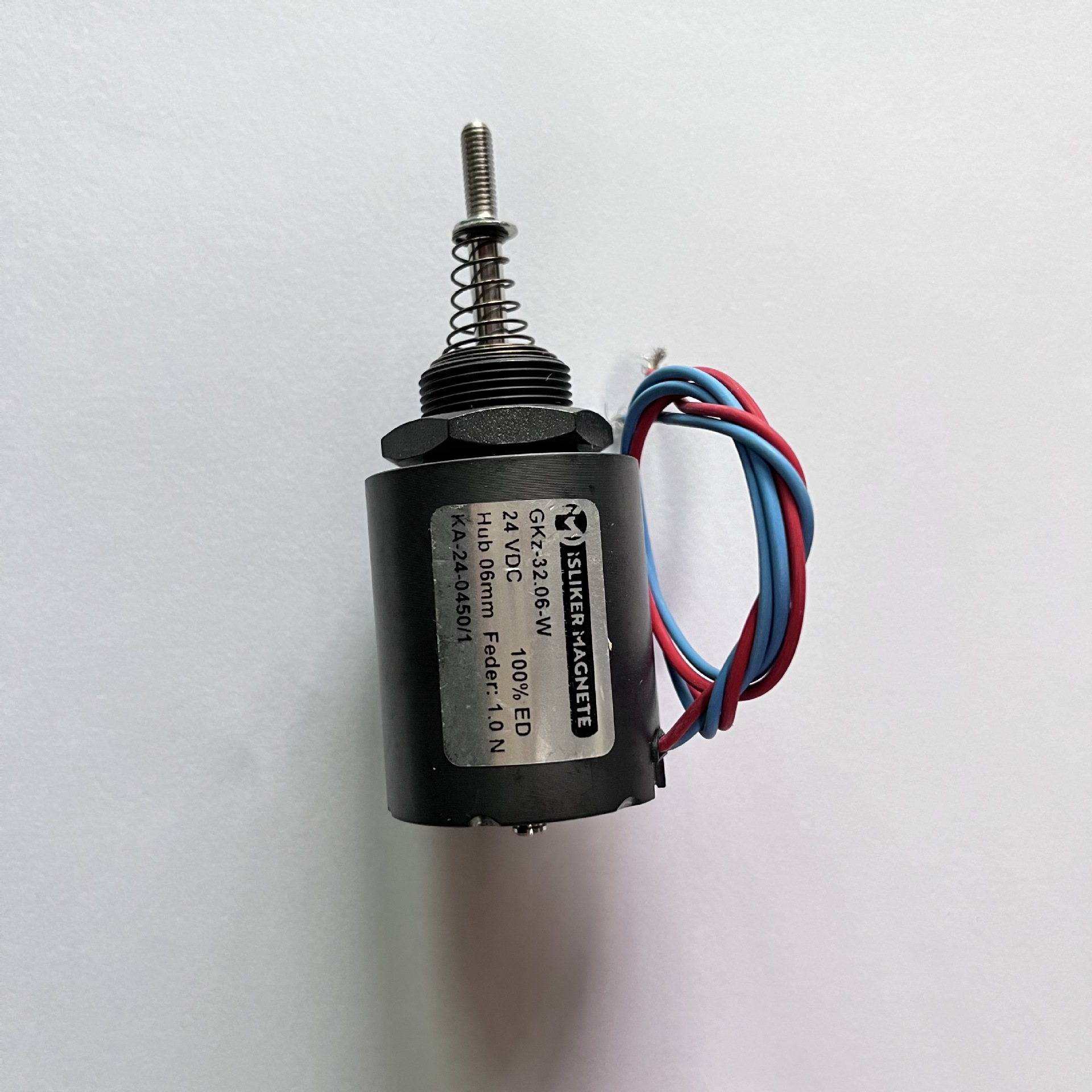 供应瑞士 ISLIKER  电磁铁 型号GKz-32.06-W 24VDC 100%ED F1.0N