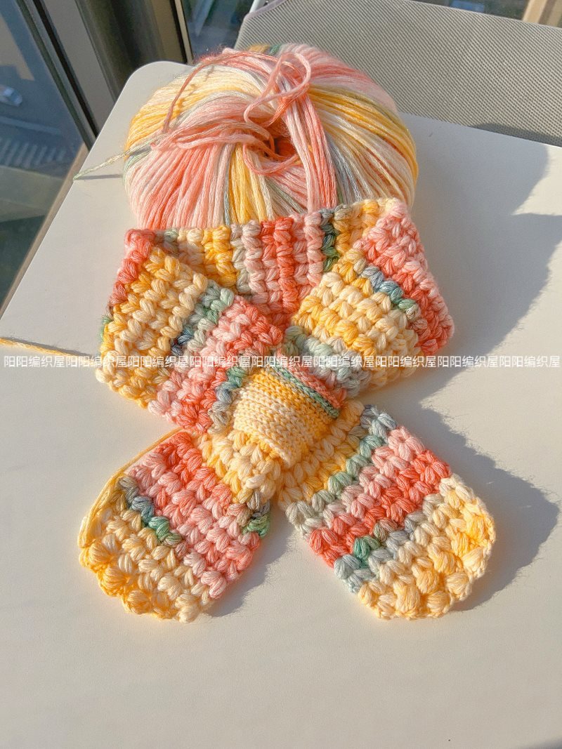 阳阳编织屋diy手工编织亲肤柔软帽子围巾材料包成品毛线钩针礼物