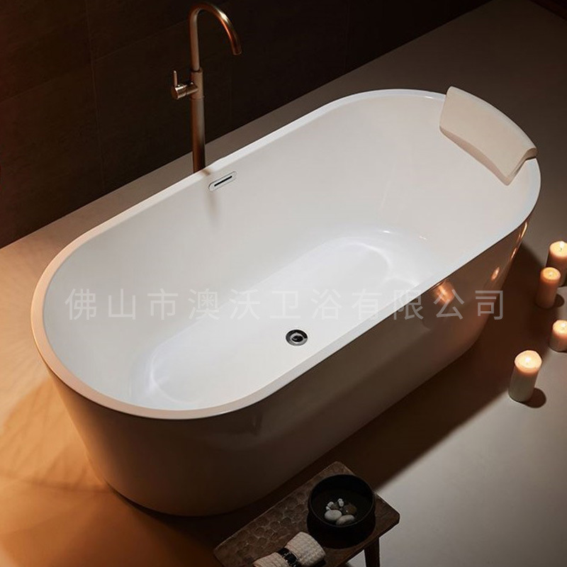 Foshan bañera de acrílico bañera casa B & B Hotel adulto bañera independiente bañera individual personalización