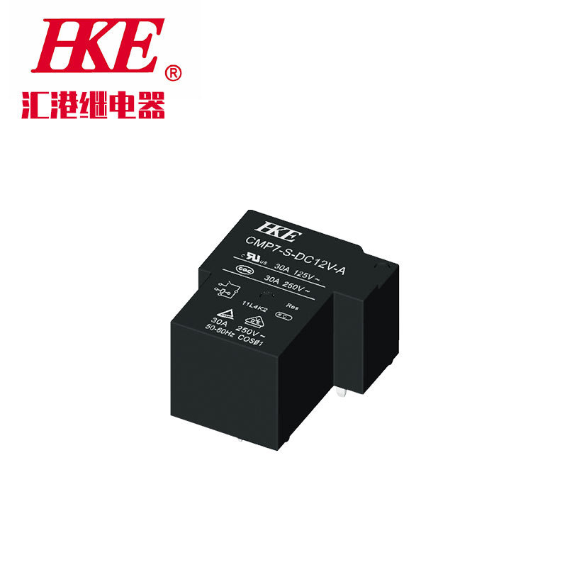 CMP7汇港HKE品牌CMP7-S-DC12V-A一组常开小型大功率继电器