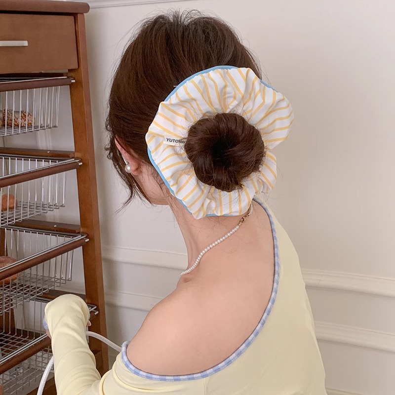 Advanced Sense Super Blue Intestent Hair Circle para el cabello femenino 2025 nuevo estilo atar cabeza flor cuerda para el cabello bola cabeza cuerda para el cabello accesorios para el cabello