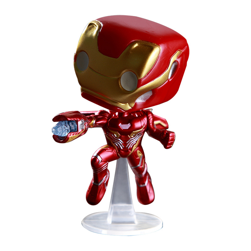 POP Thanos Anti-Hawk Thor Iron Man modelado a mano adornos