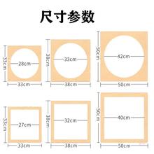 宣纸批发加厚卡纸国画镜面纸仿古生宣半生熟书法作品纸圆形工笔画