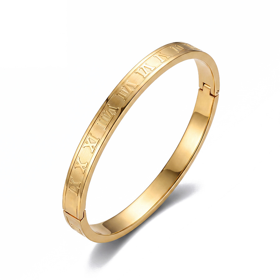 Golden bracelet, 6mm, 750 sample gold