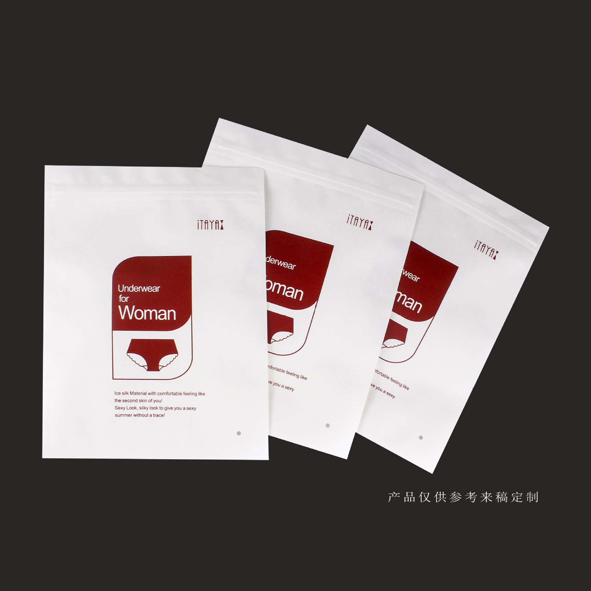 花边三角内裤袋蕾丝性感低腰可爱轻薄透气无痕丁字裤独立包装袋